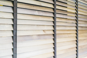 wooden blinds